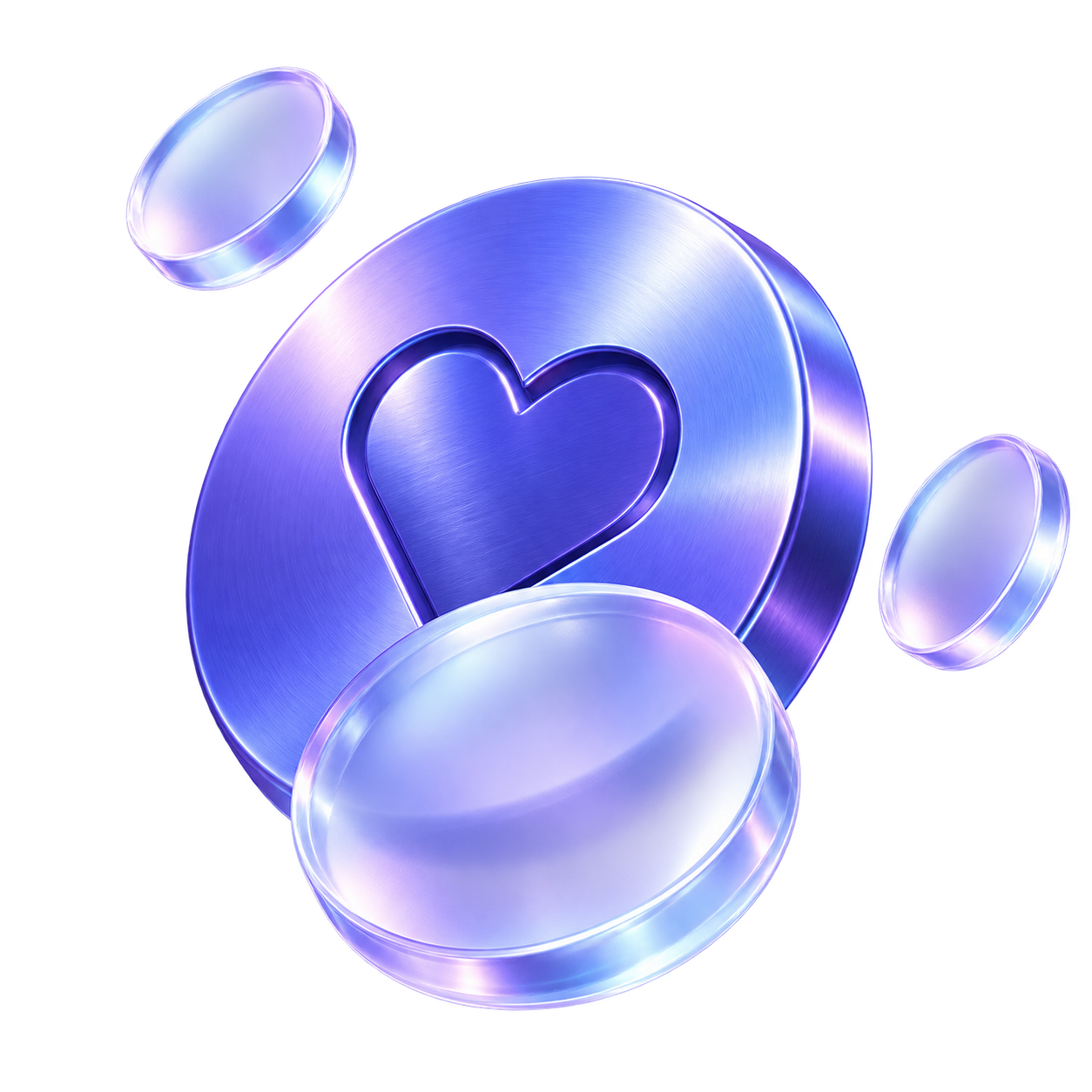 3D Frosted Glass Comments, Reposts and Likes Booster