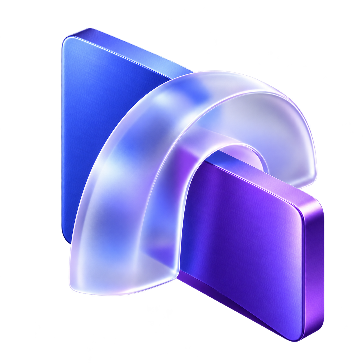 Architecture & Interior B2B 3D Glass Icon